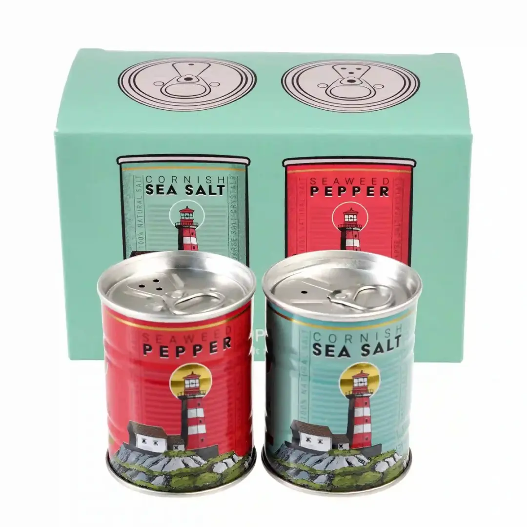Rex London Cornish Peper- en Zoutstel - 2 Stuks - Rood/Blauw