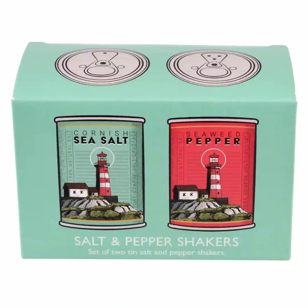 Rex London Cornish Peper- en Zoutstel - 2 Stuks - Rood/Blauw