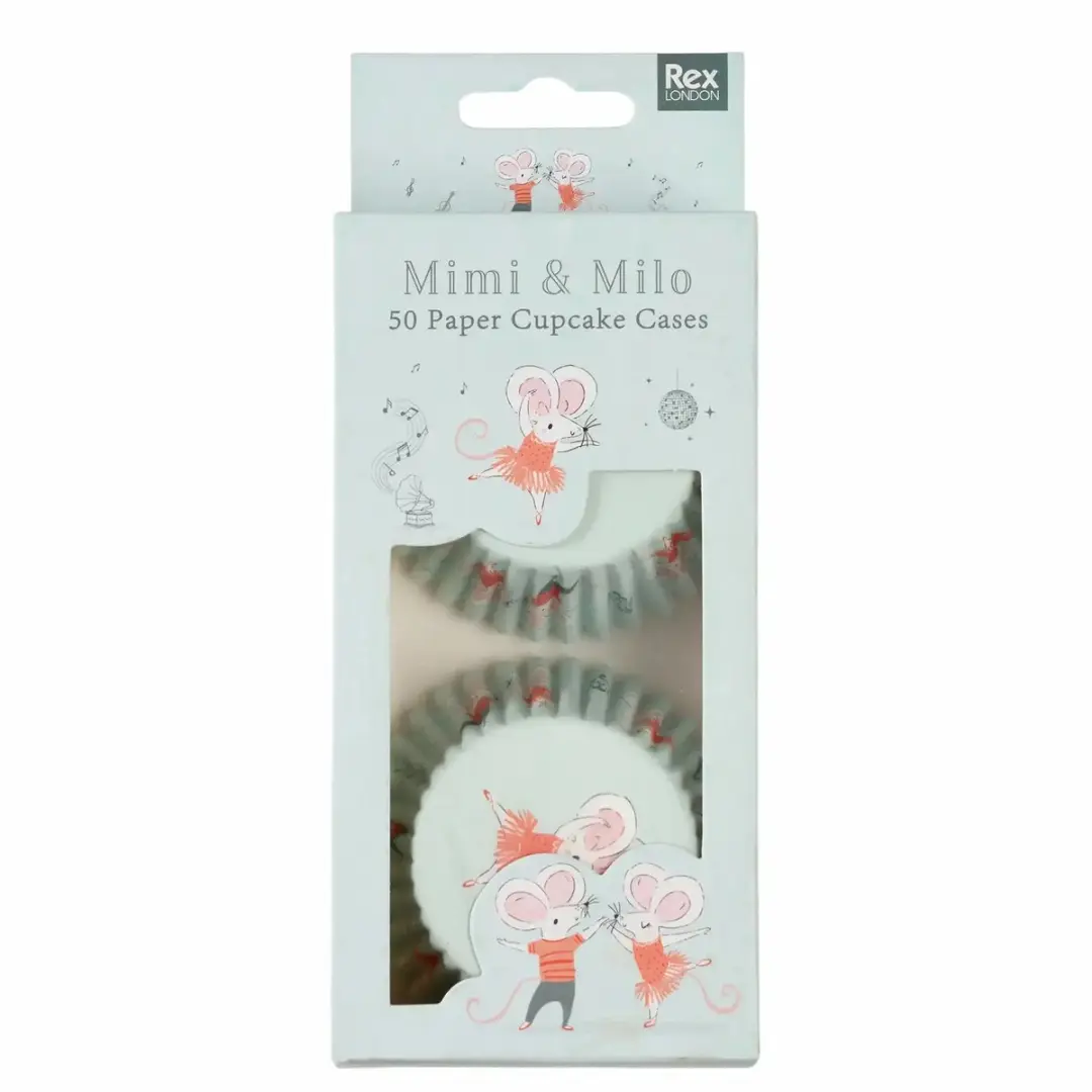 Rex London Cupcake Vorm Mimi & Milo - 50 Stuks - Blauw