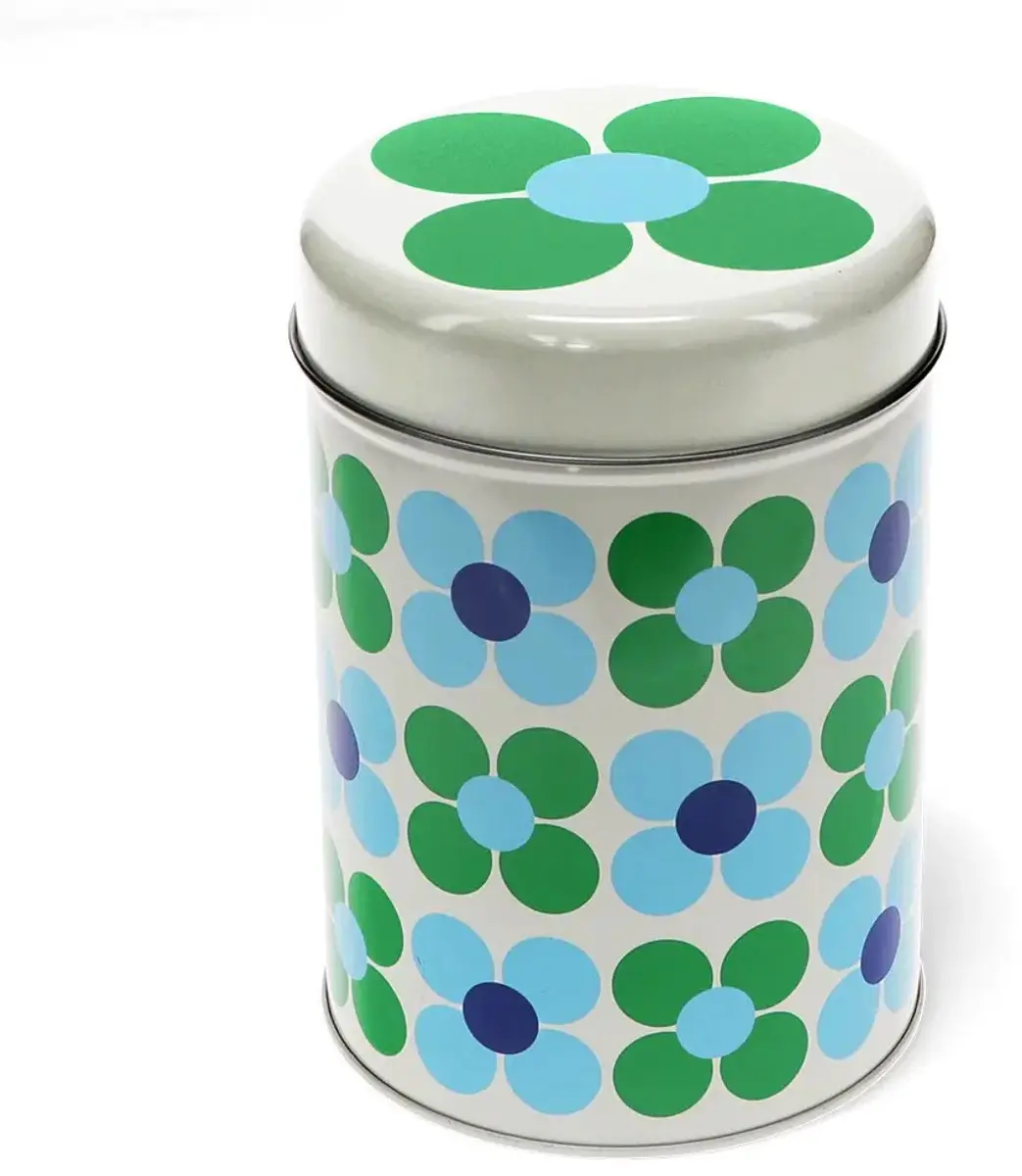 Rex London Metalen Opbergdoos - Blauw/Groen
