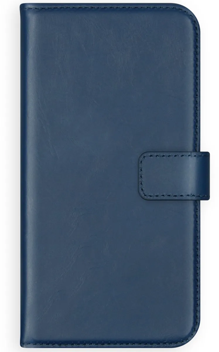 Selencia Hoesje Samsung Galaxy S10 - Echt Lederen Bookcase Blauw