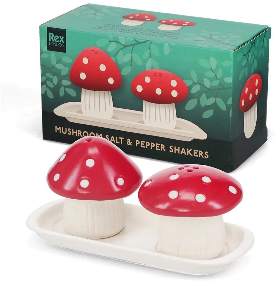 Rex London Peper- en Zoutstel Paddenstoelen