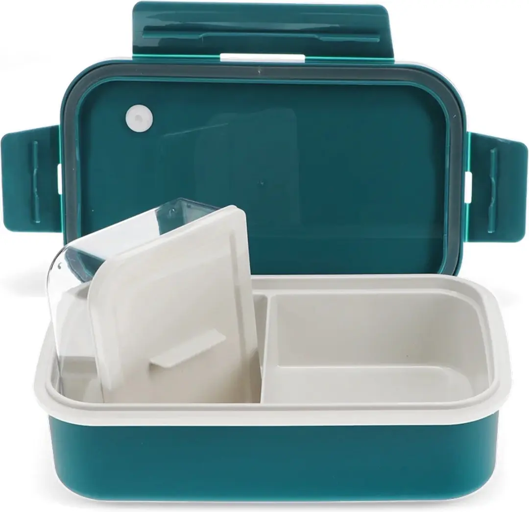 Lunchbox dubbelwandig met vakken van Rex London Wall Blue
