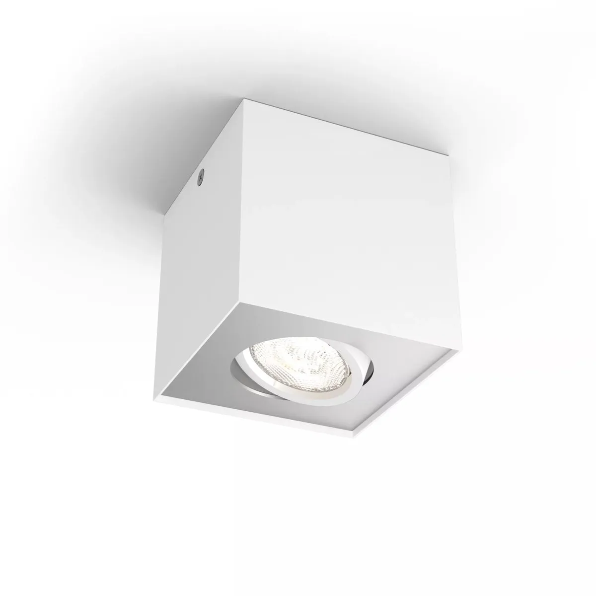 Philips Box opbouwspot - 1-lichts - wit