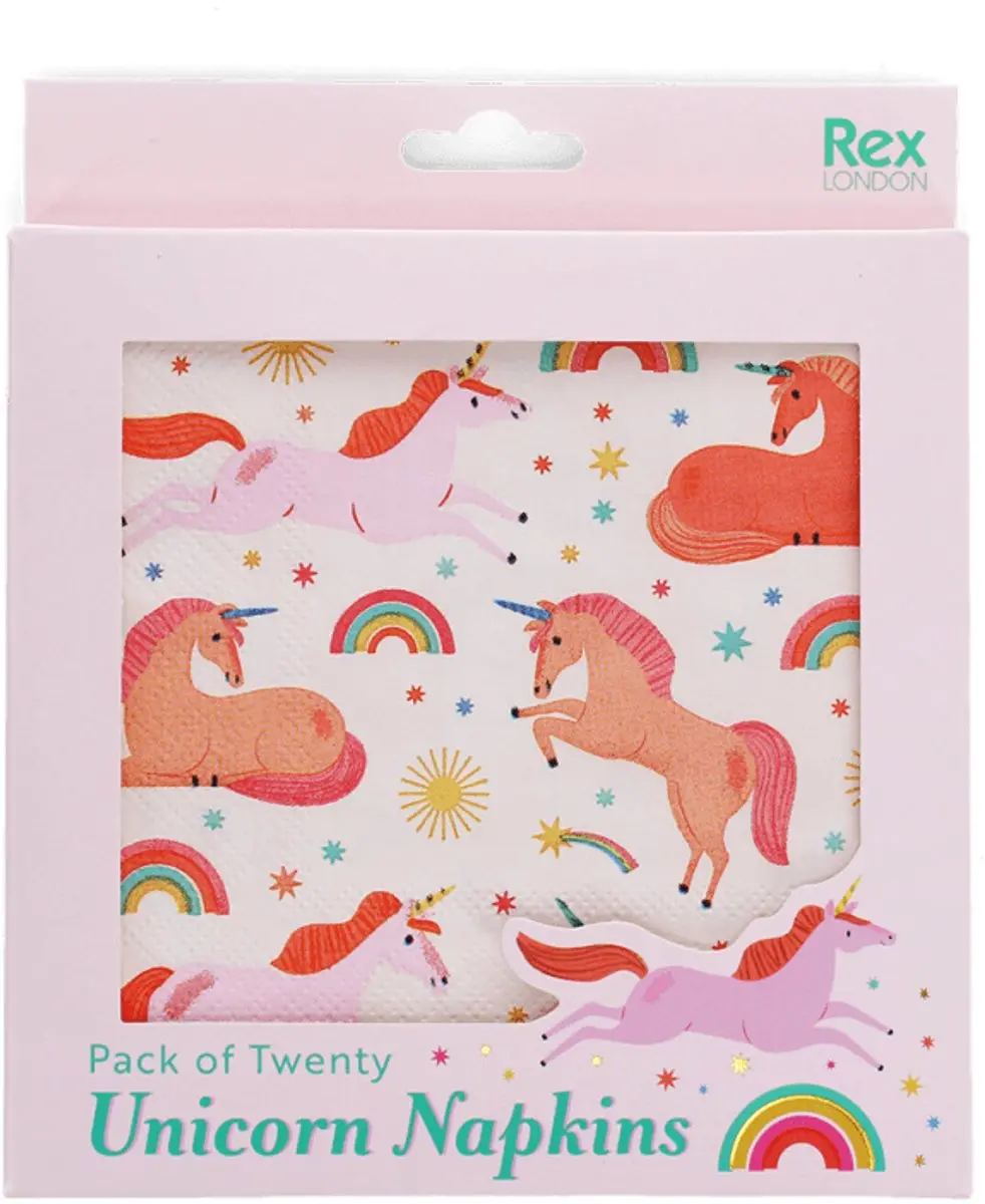 Rex London Servetten Unicorn