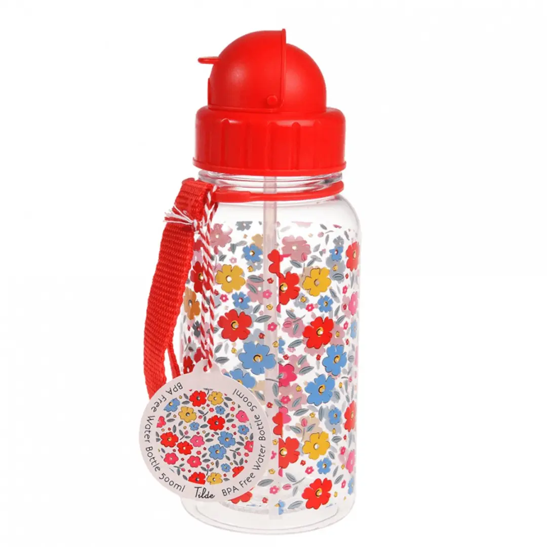 Rex London set van 3 snackdoosjes en Waterfles met rietje Kids