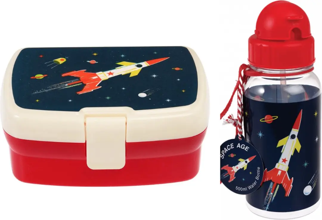 Rex London Lunchbox set met Broodtrommel / Drinkfles