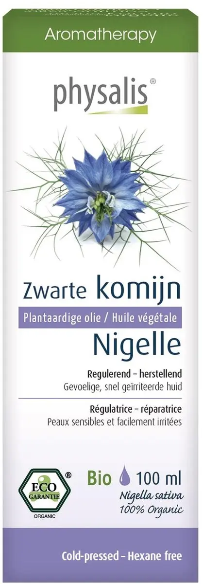 Physalis Bio Zwarte Komijnolie 100ml