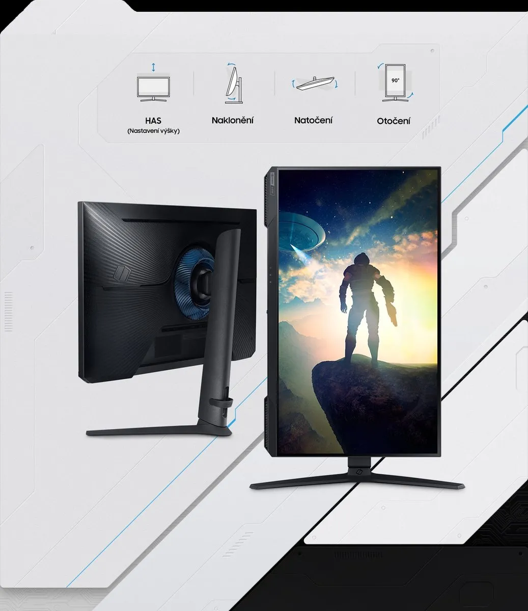 Samsung Odyssey S27AG500PP Gaming Monitor 27" - 165Hz QHD