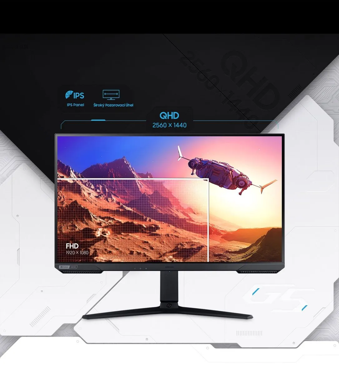Samsung Odyssey S27AG500PP Gaming Monitor 27" - 165Hz QHD - afbeelding 6 van 6