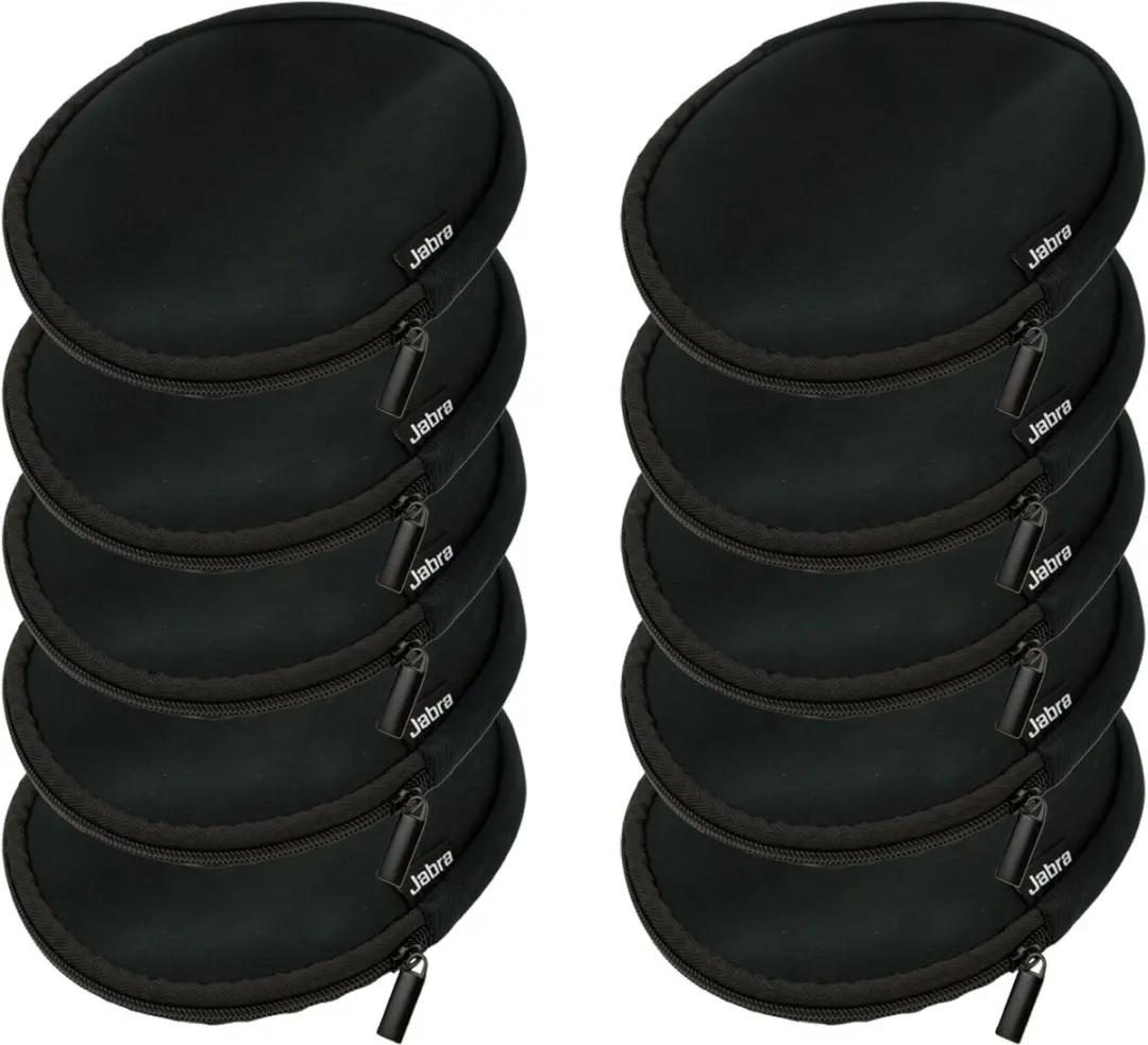 Jabra 14101-31 Nylon Hoesjes - 10 Stuks - Zwart - afbeelding 3 van 4