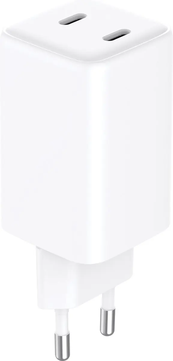 Sandberg AC-oplader 65W PD - 2x USB-C - Wit - afbeelding 2 van 6