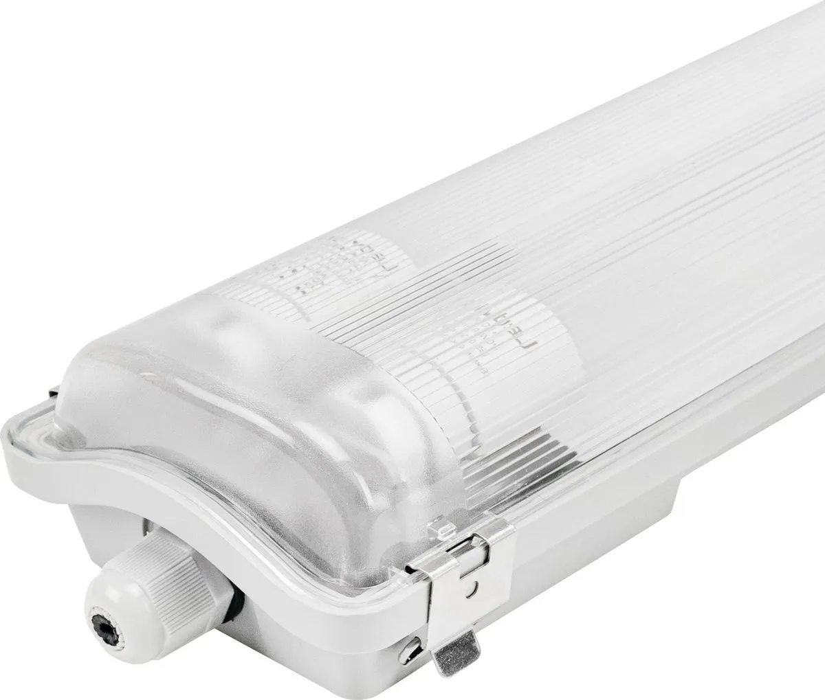 Ledvion LED TL Armatuur 120cm 2x12W 6500K - Grijs - afbeelding 2 van 6