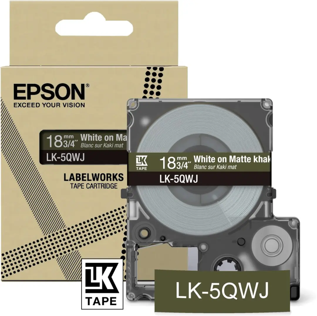 Epson LK-5QWJ Tweekleurig