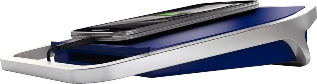 Leitz Style laadstation met 2 USB poorten blauw