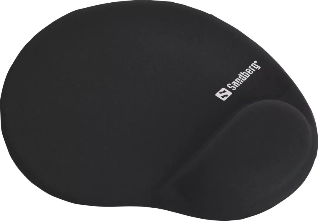Sandberg 520-37 Memory Foam Muismat - Rond - Zwart