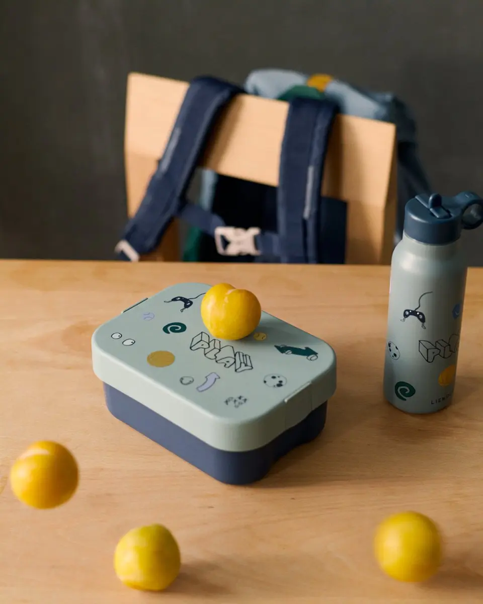 Liewood Kamil Lunchbox - Play / Dusty Peppermint - 1,3 l