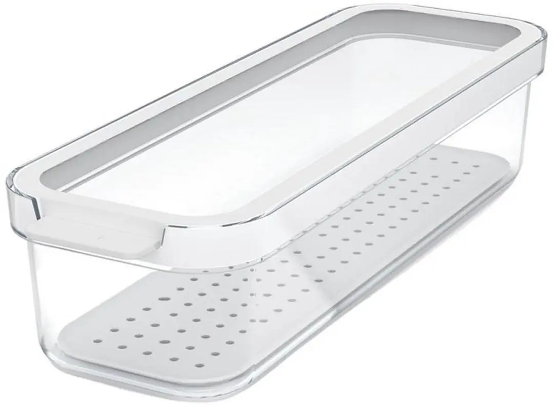 Rotho Cauma Koelkastorganizer 1.15L Wit/Transparant - afbeelding 4 van 4