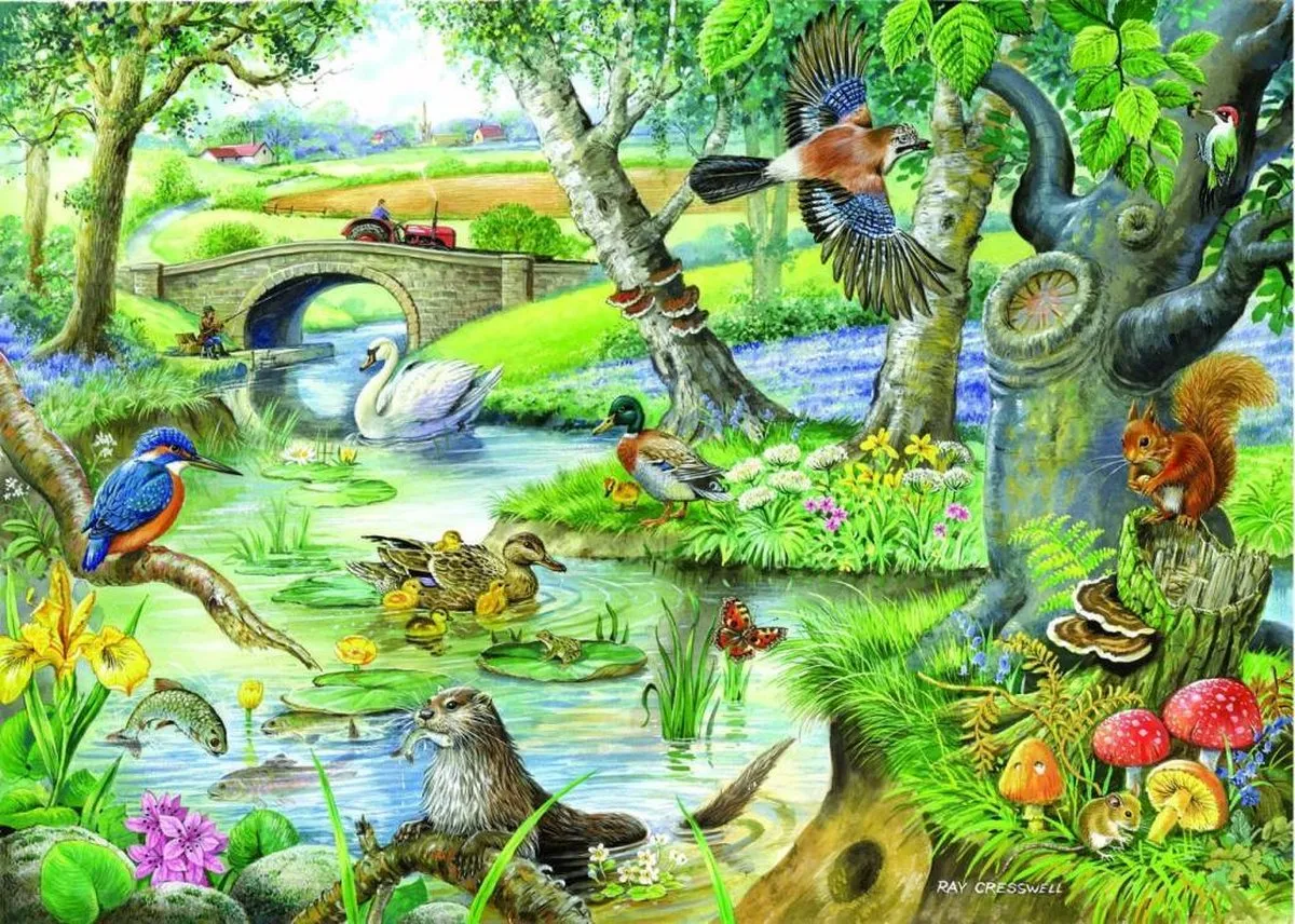 House of Puzzles Tales of the River Legpuzzel 500 XL