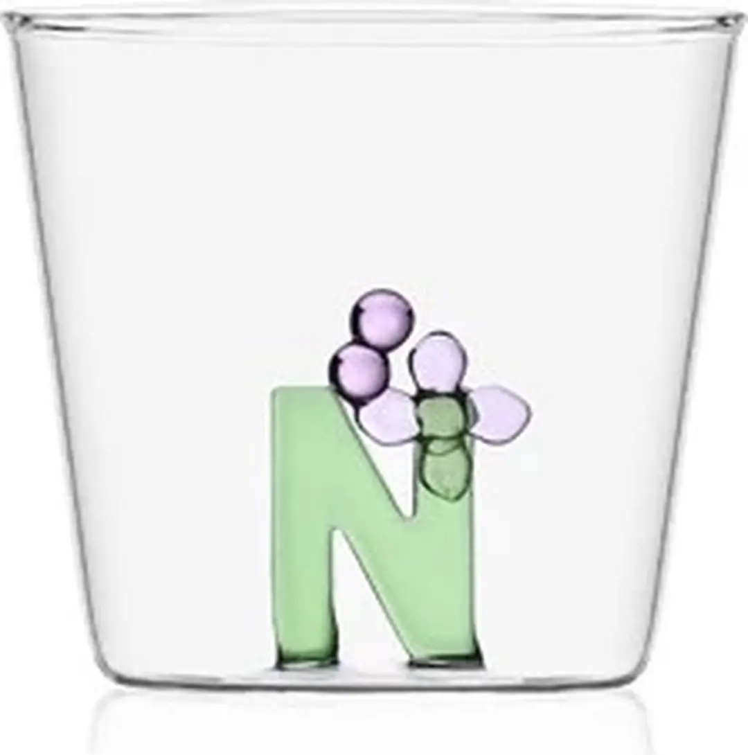 Ichendorf Greenwood Bloom Alphabet glas letter N