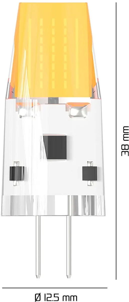 LEDVION G4 LED Lamp 2W 4000K - 230 Lumen - Amber