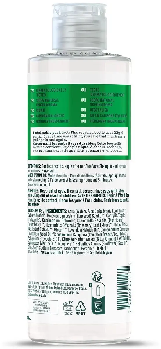 Faith In Nature Aloë Vera Conditioner 400ml