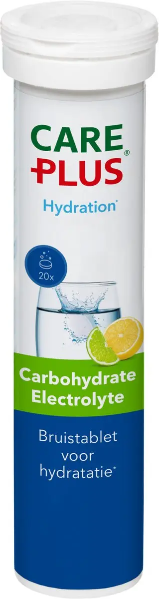 Care Plus Carbohydrate Electrolyte Bruistablet Citroen/Limoen