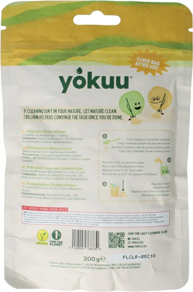 Yokuu Vloerreinigerpoeder 200g