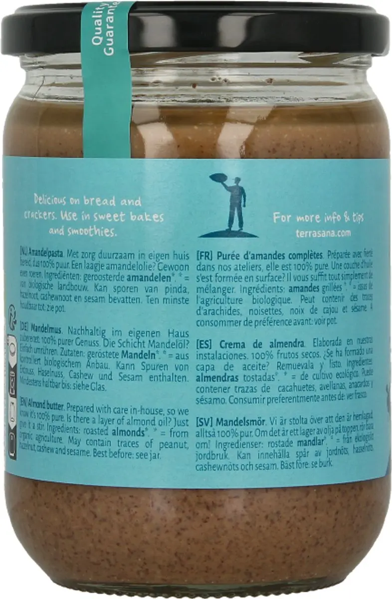 Terrasana Biologische Amandelpasta 500g