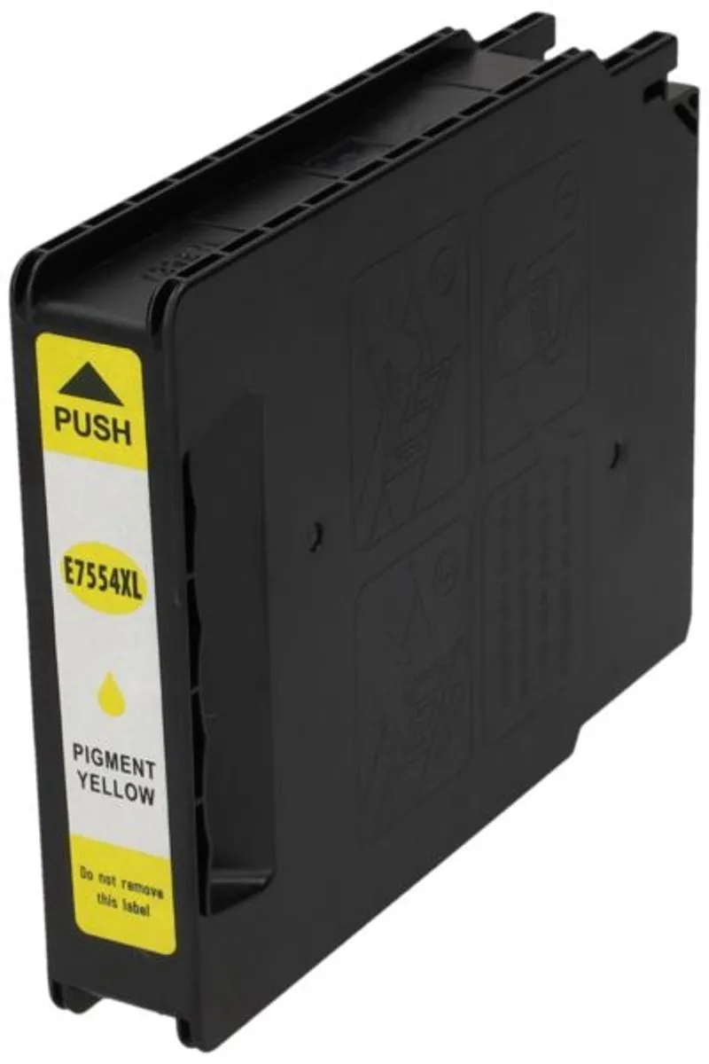 PrintAbout T7554 Inktcartridge Geel