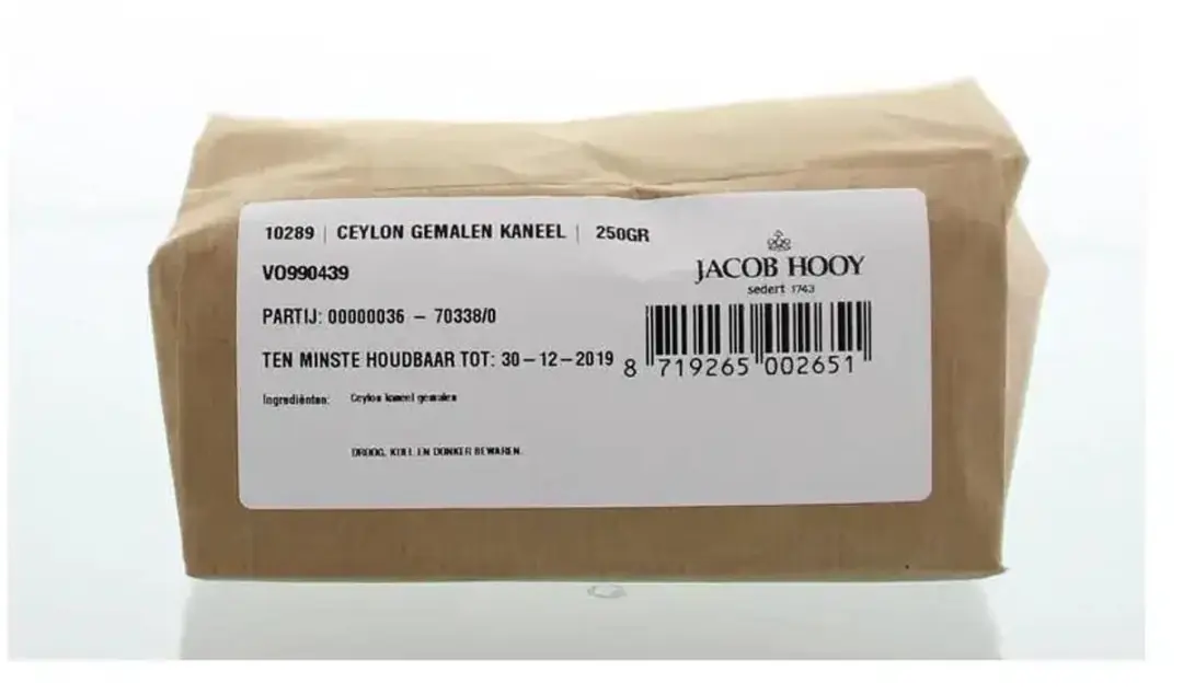 Jacob Hooy Kaneel Ceylon Gemalen 250g - afbeelding 3 van 3