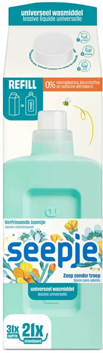 Seepje Wasmiddel Refill Pak 945ml