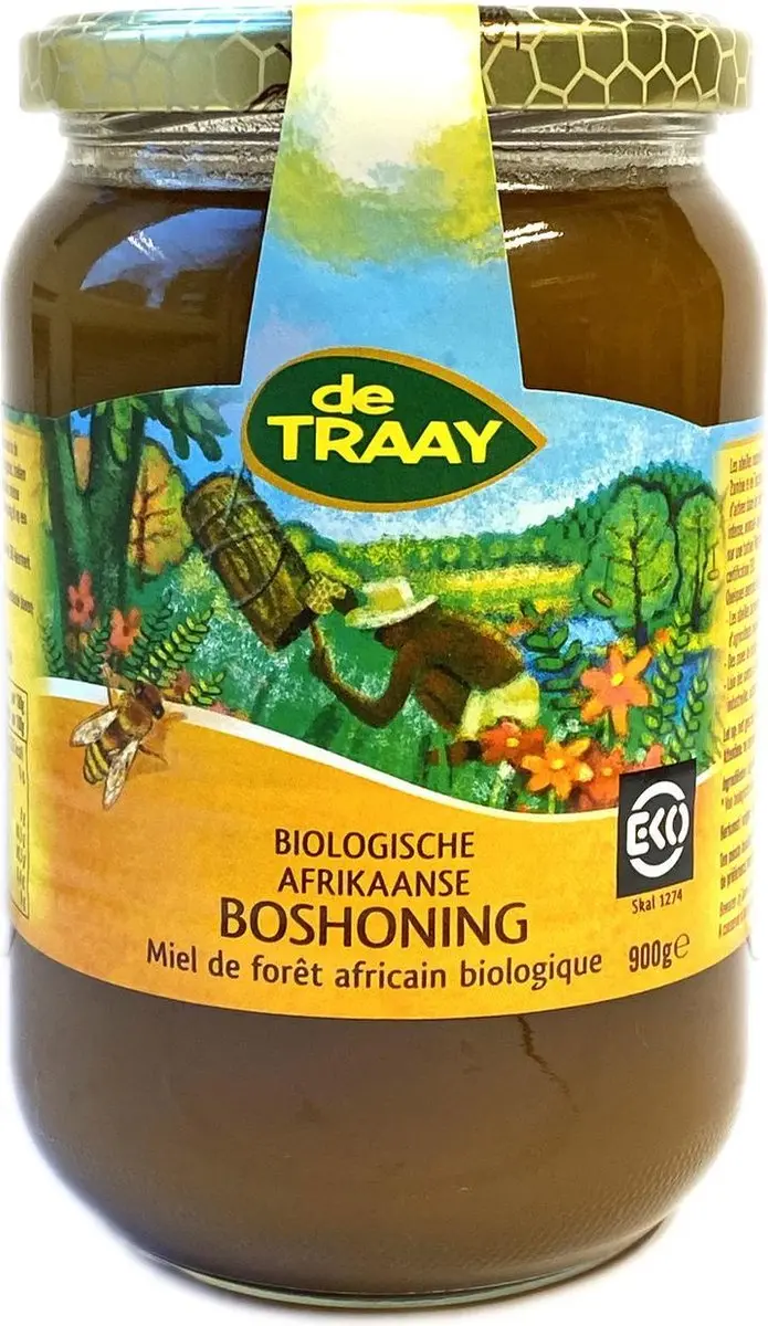 De Traay Afrikaanse Honing Bio 900g