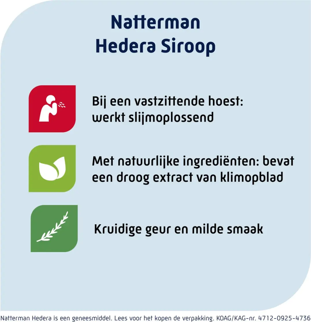 Natterman Hedera Stroop Slijmoplossend 150ml - afbeelding 5 van 6