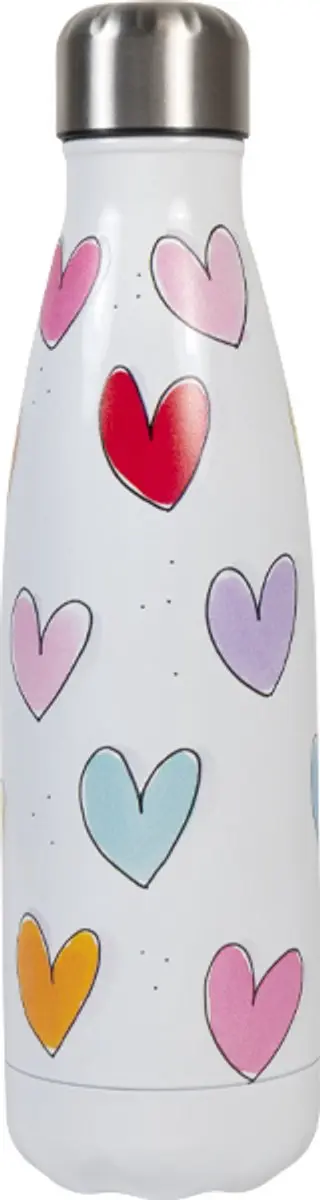 Blond Amsterdam Even Bijkletsen, Thermo bottle 0,5L Hearts