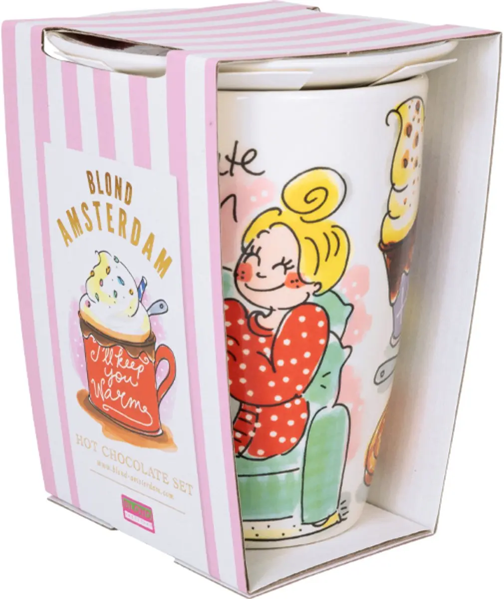 Blond Amsterdam, Specials, Chocolate Set XLbeker & Petit four Hot Choc roze