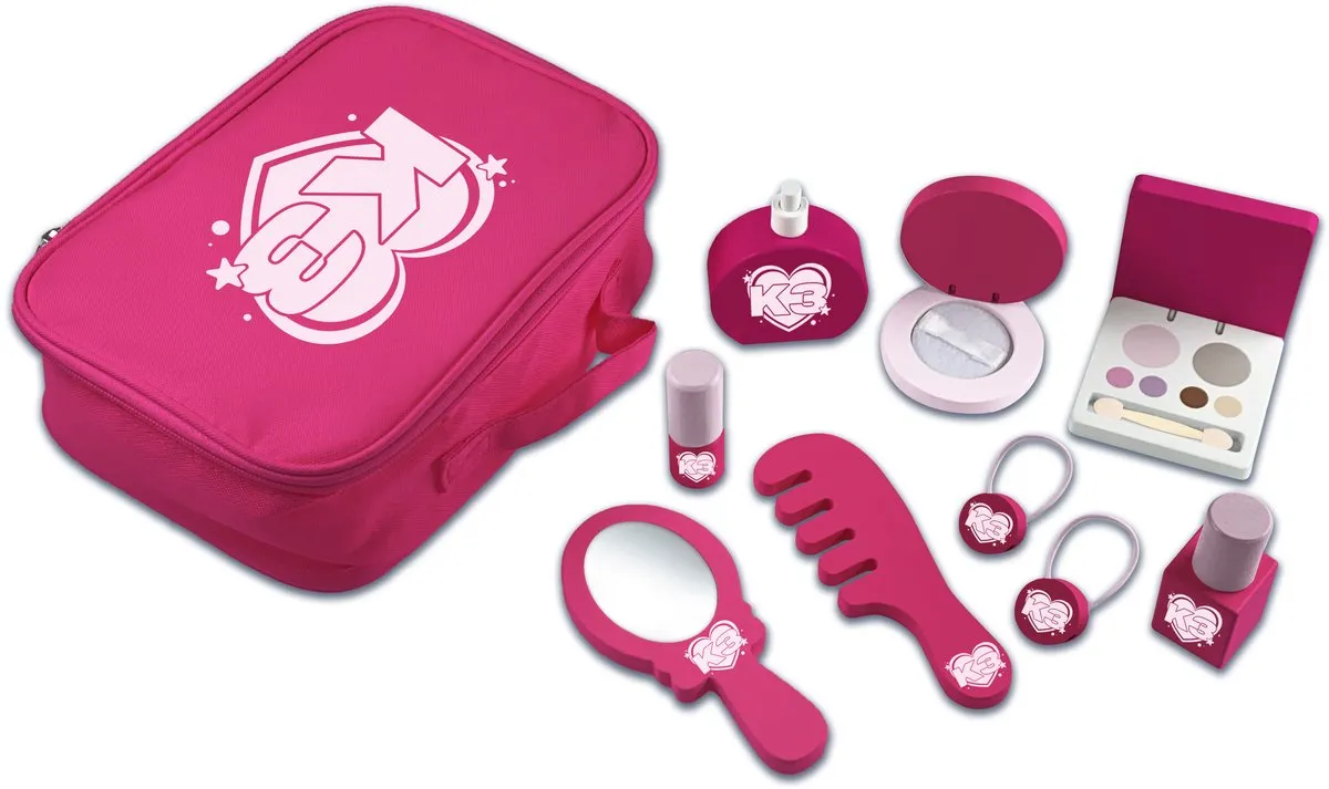 K3 Houten Make-up Set 10-delig - Roze