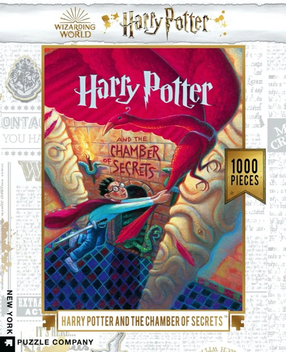 The New York Puzzle Company Harry Potter Chamber of Secrets 1000 Puzzelstukken - Multi