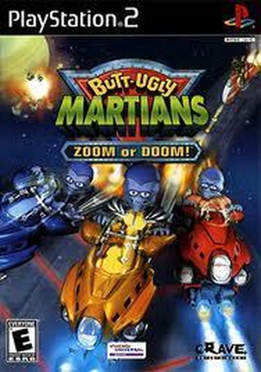 Sony PlayStation Butt Ugly Martians Zoom or Doom