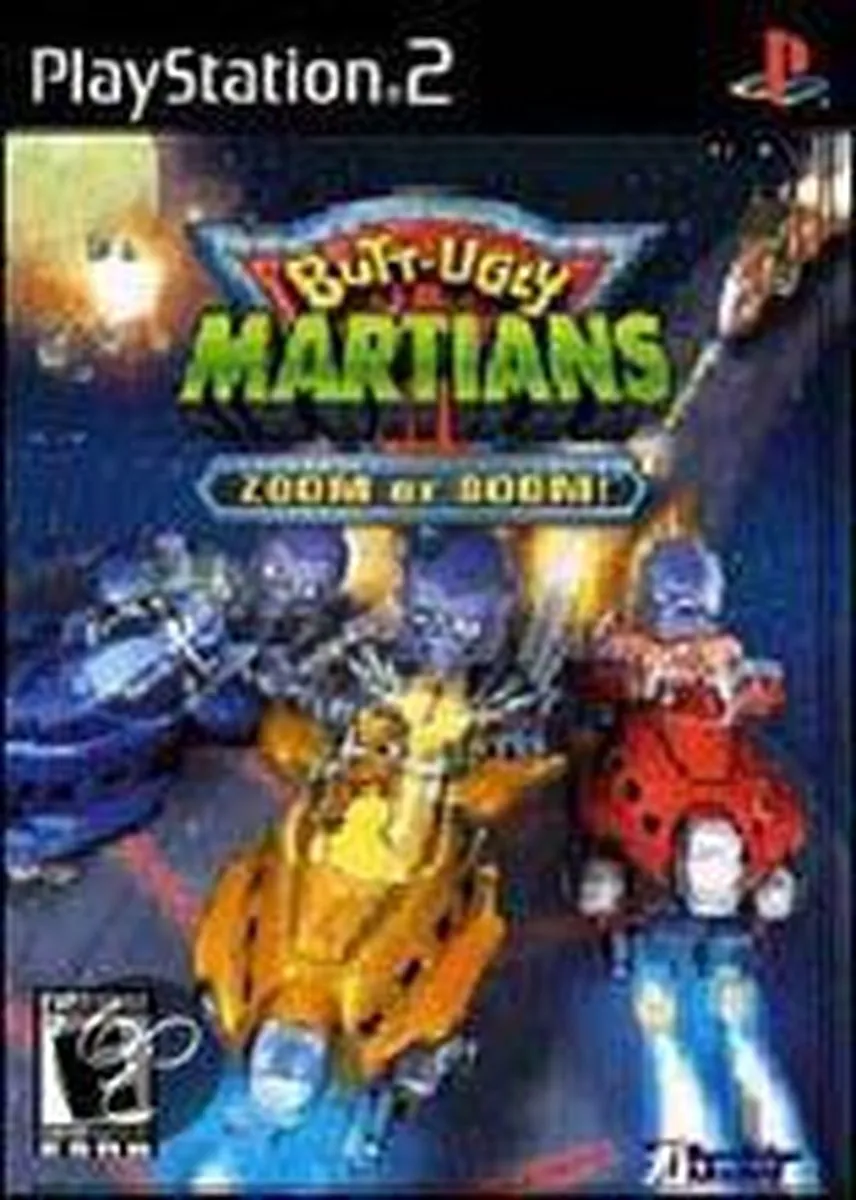 Sony PlayStation Butt Ugly Martians Zoom or Doom - 2 Spelers