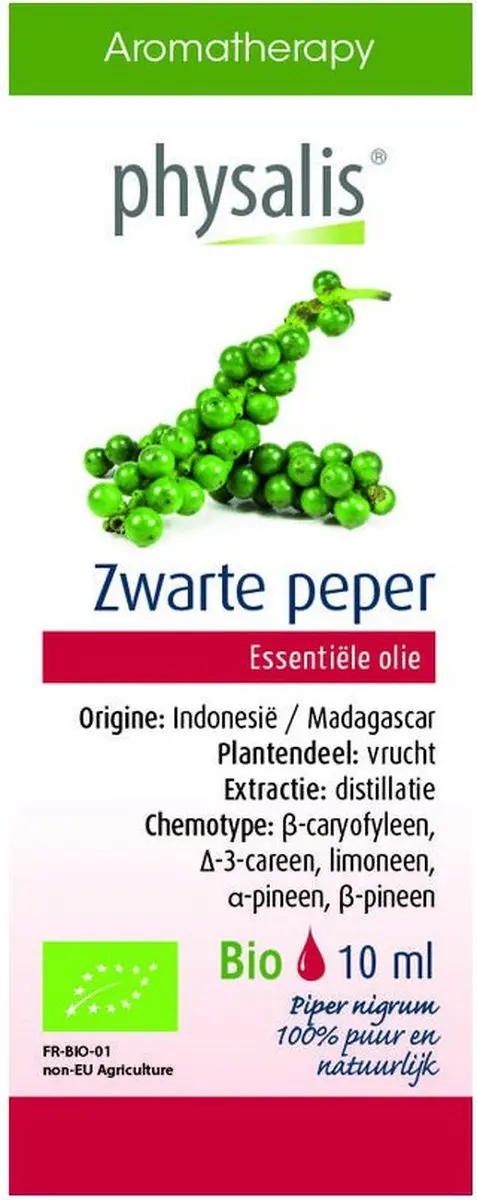 Physalis Bio Zwarte Peper 10ml
