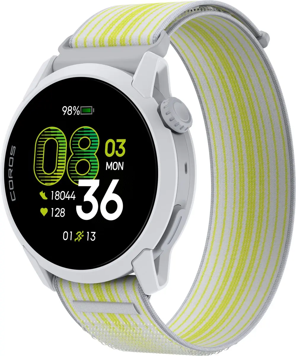 Coros Pace 4 - 43mm - Nylon - Wit - afbeelding 3 van 6