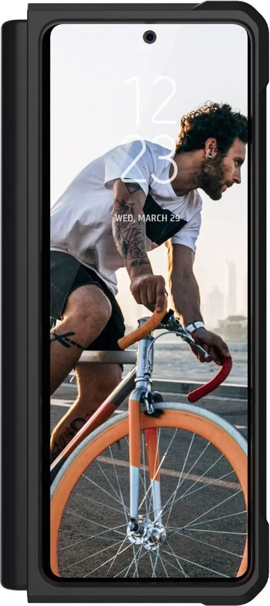 Urban Armor Gear Civilian Backcover - Samsung Galaxy Z Fold3 5G - Zwart - afbeelding 5 van 6