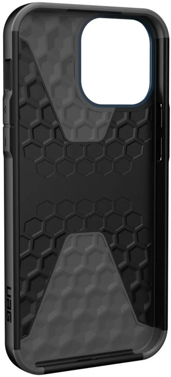 Urban Armor Gear Civilian Series iPhone 13 Pro Max Hoesje - Blauw - afbeelding 6 van 6
