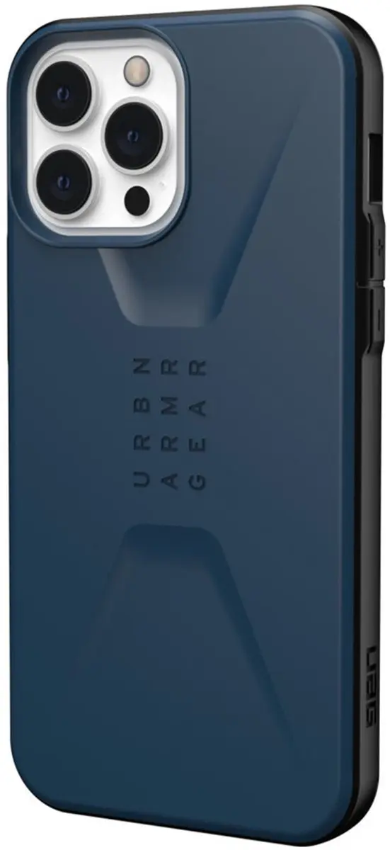 Urban Armor Gear Civilian Series iPhone 13 Pro Max Hoesje - Blauw - afbeelding 2 van 6