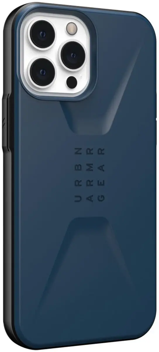 Urban Armor Gear Civilian Series iPhone 13 Pro Max Hoesje - Blauw - afbeelding 5 van 6