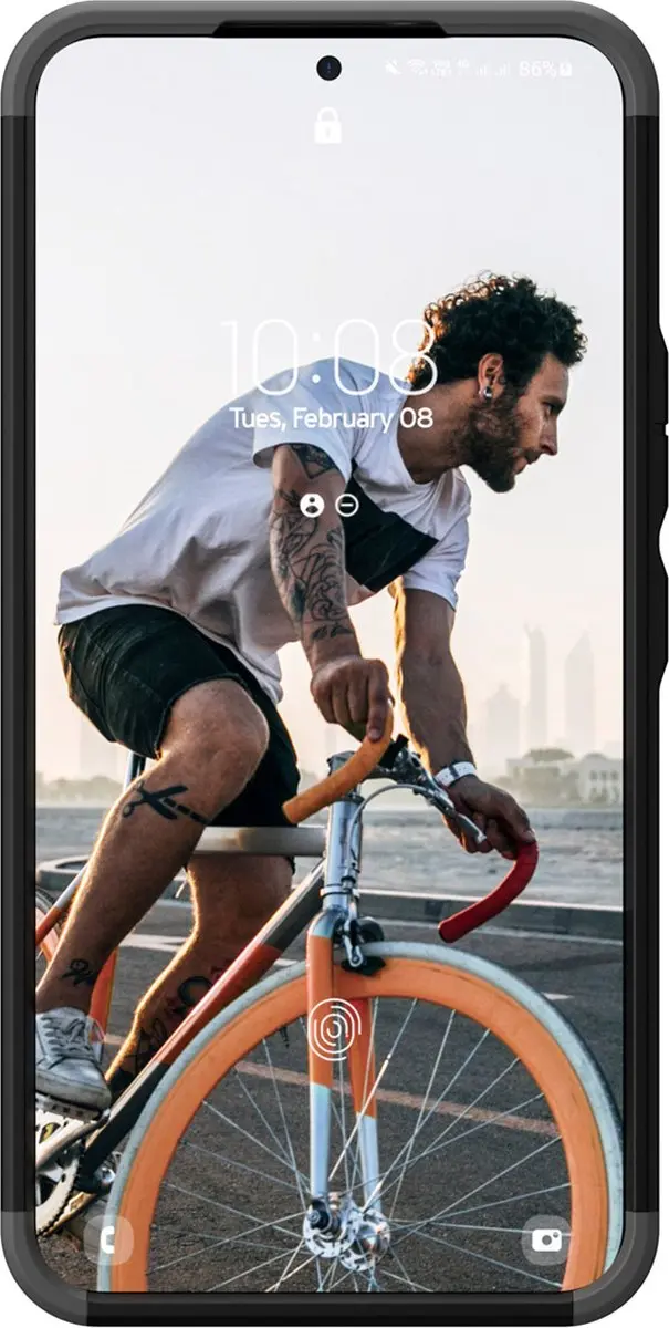 Urban Armor Gear Civilian Samsung Galaxy S22 Hoesje - Blauw - afbeelding 4 van 6