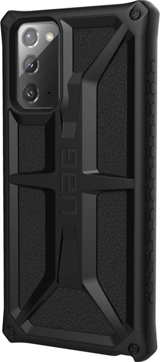 Urban Armor Gear Monarch Samsung Galaxy Note20 Hoesje - Zwart - afbeelding 2 van 6