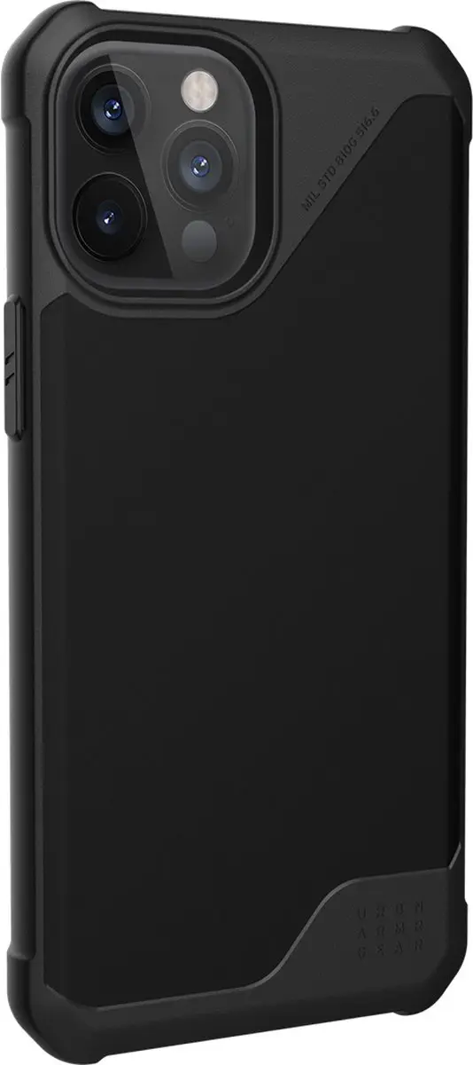 Urban Armor Gear Metropolis LT iPhone 12 Pro Max Hoesje - mpn-812451037340 - Zwart - afbeelding 2 van 6