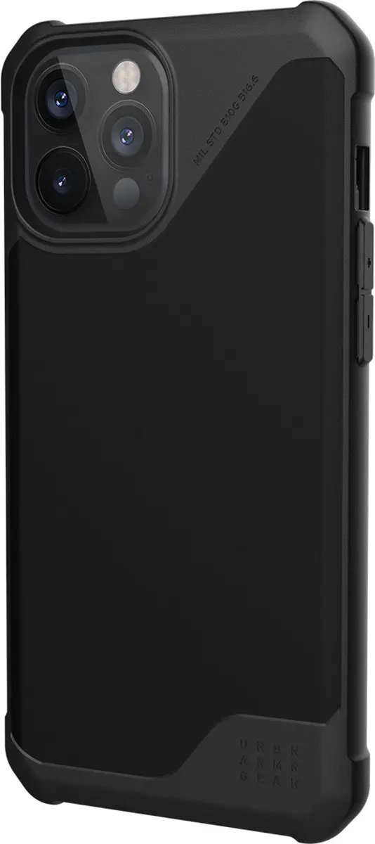 Urban Armor Gear Metropolis LT iPhone 12 Pro Max Hoesje - mpn-812451037340 - Zwart - afbeelding 3 van 6
